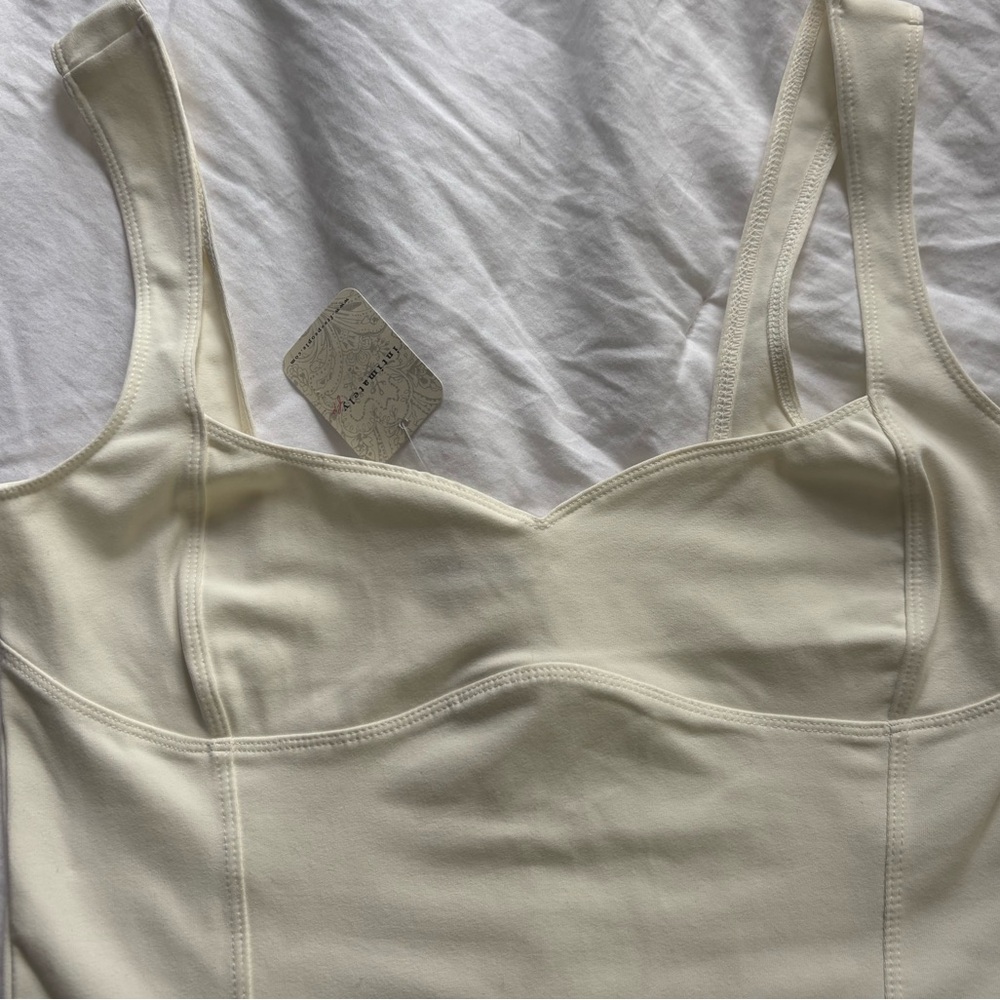 Free People Cream Tank Top - Picture 2 of 6